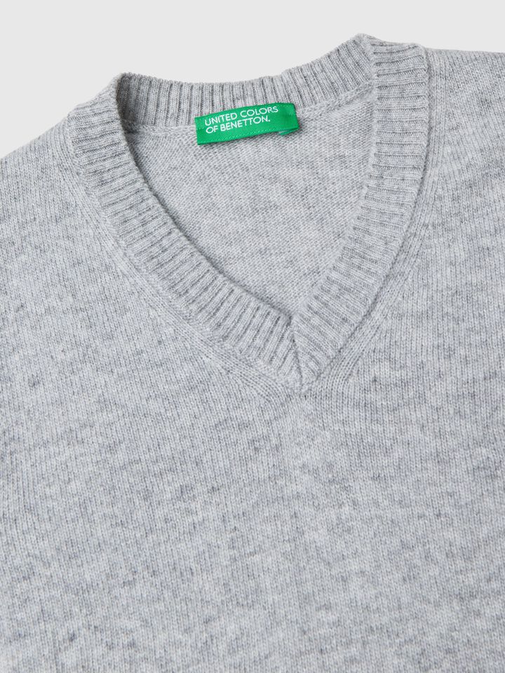 S/L V NECK SWEATER Niño image number 3